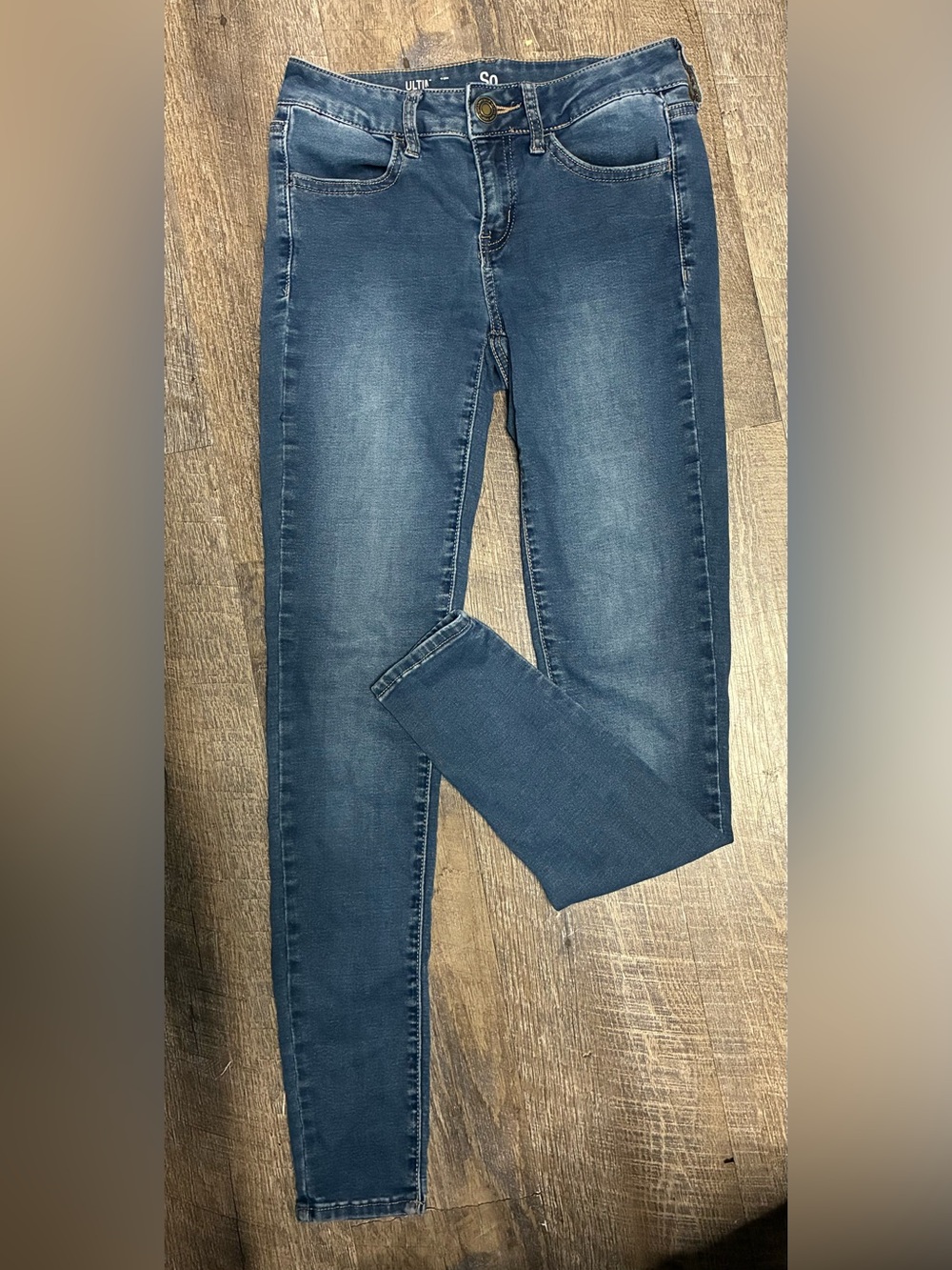 SO Juniors Ultimate Skinny Jeggings Low Rise Denim Jeans Size 3